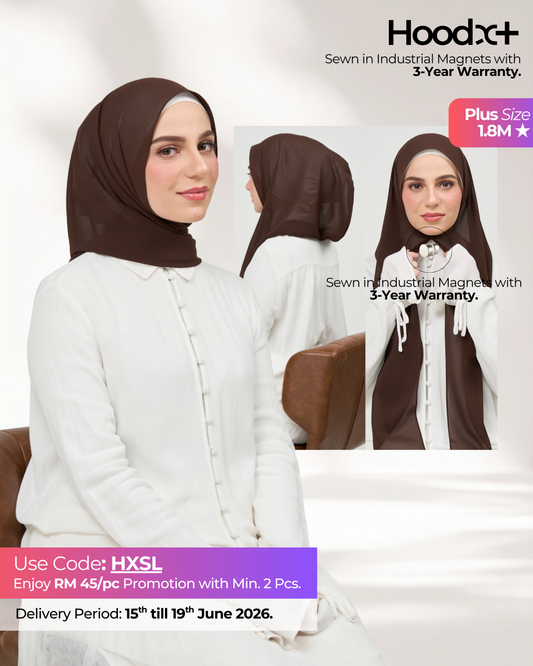 HoodX⁺Plus in Dark Brunette