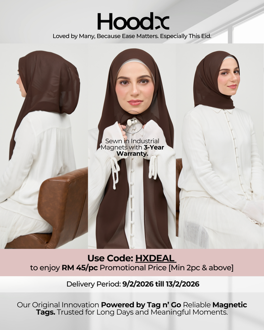 HoodX in Dark Brunette