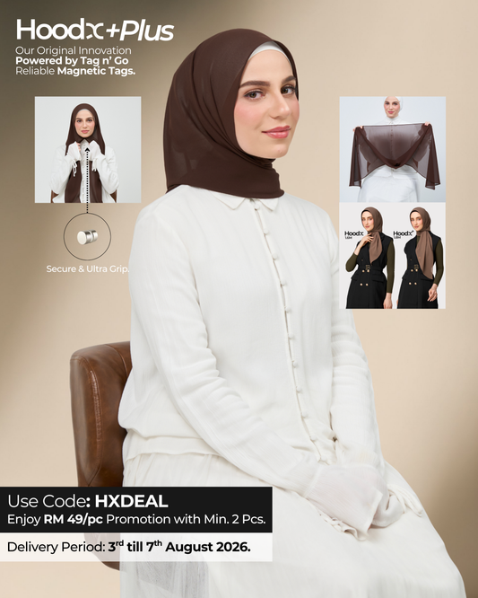 HoodX⁺Plus in Dark Brunette