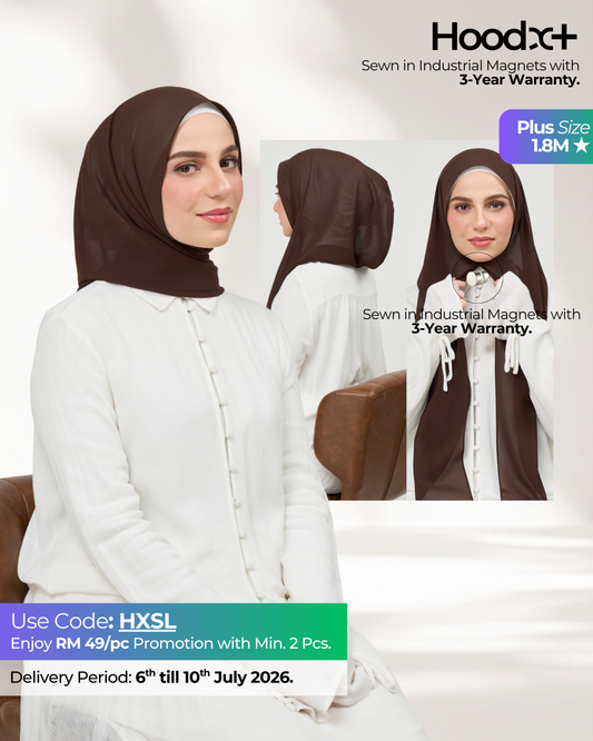 HoodX⁺Plus in Dark Brunette
