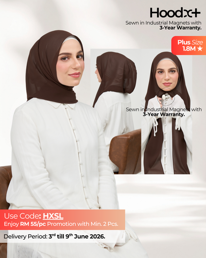 HoodX⁺Plus in Dark Brunette