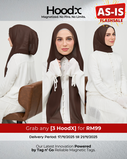 [As-Is] HoodX in Dark Brunette