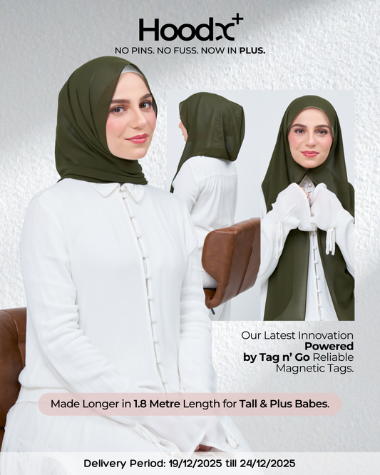 HoodX⁺Plus in Dark Olive