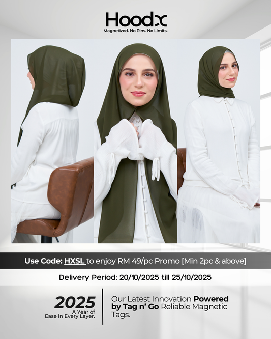 [★New] HoodX in Dark Olive
