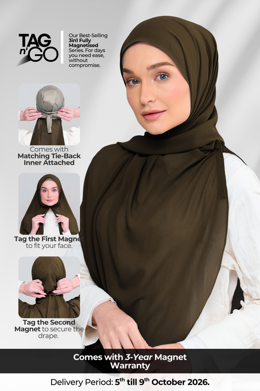 3IN1 Instant Faith Tag n' Go in Dark Olive