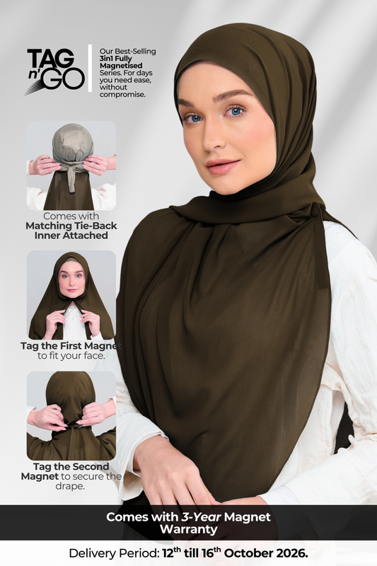 3IN1 Instant Faith Tag n' Go in Dark Olive