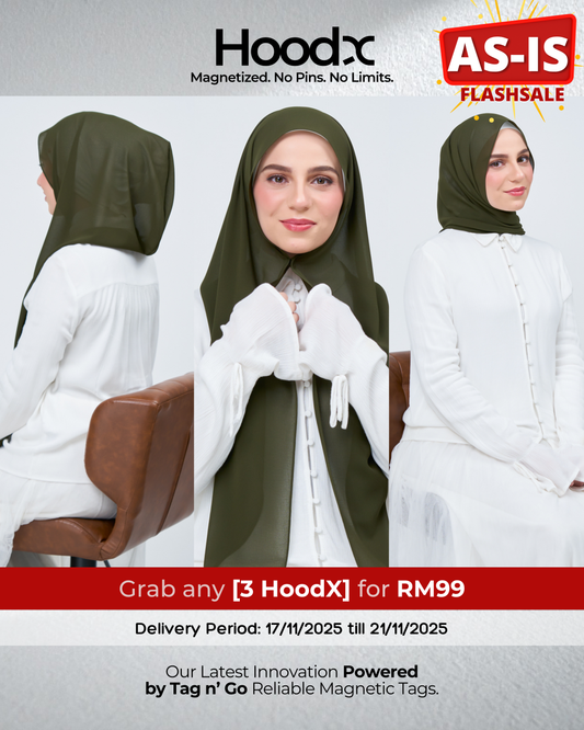 [As-Is] HoodX in Dark Olive