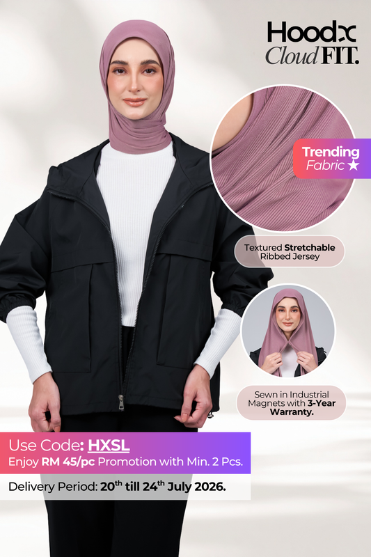 [★ New Colour] HoodX CloudFit in Dark Rose