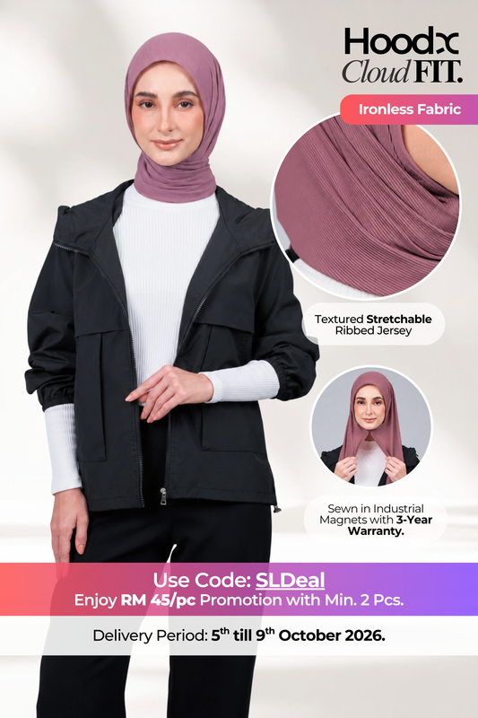 [★ New Colour] HoodX CloudFit in Dark Rose