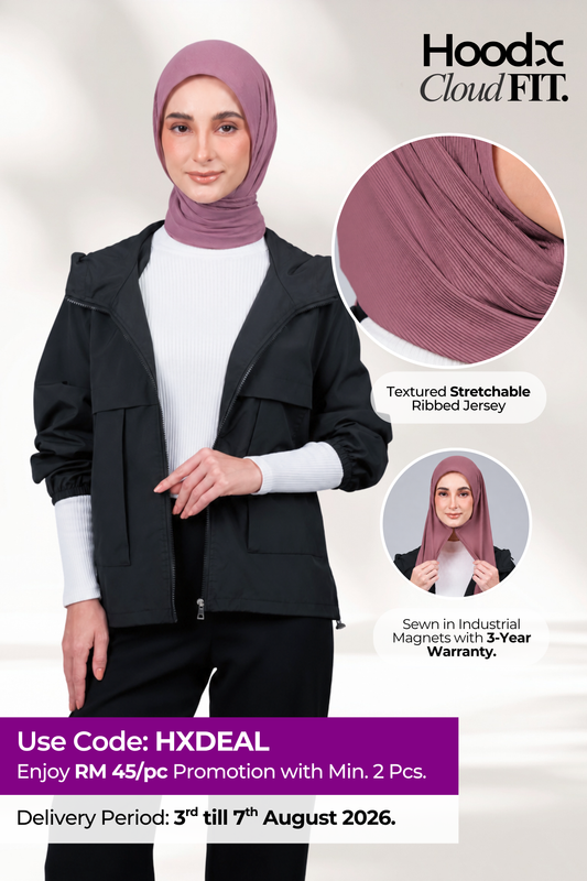 [★ New Colour] HoodX CloudFit in Dark Rose