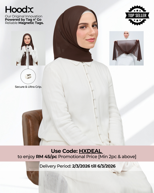 HoodX in Dark Brunette