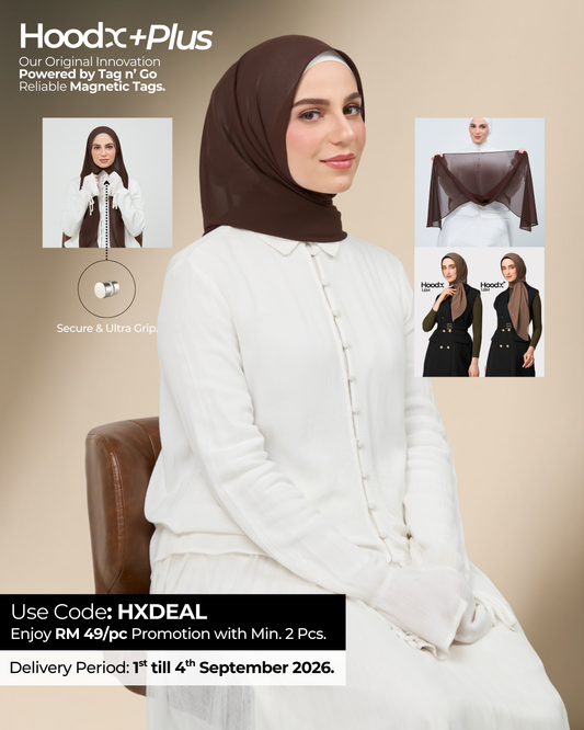 HoodX⁺Plus in Dark Brunette