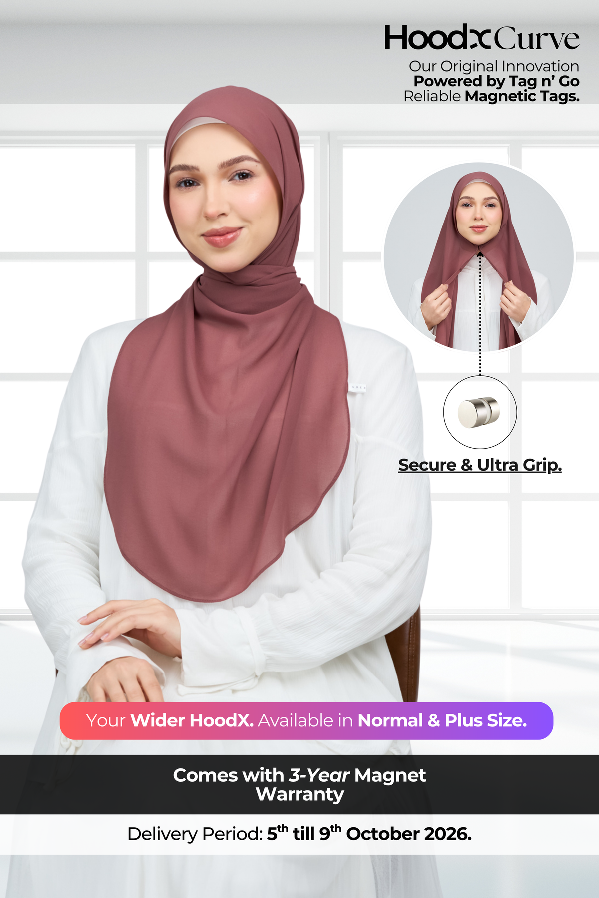 HoodX Curve in Deep Amber