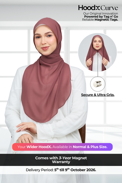 HoodX Curve in Deep Amber