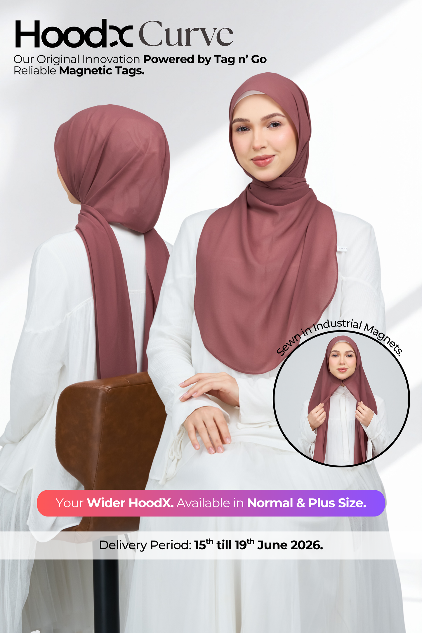 HoodX Curve in Deep Amber