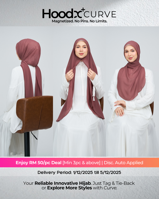 HoodX⁺Plus Curve in Deep Amber