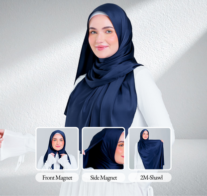 [8.8 MARKDOWN] Tag n' Go Max [2M] | Satin Silk in Deep Blue