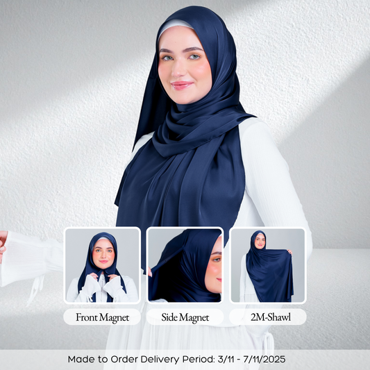 Tag n' Go Max [2M] | Satin Silk in Deep Blue