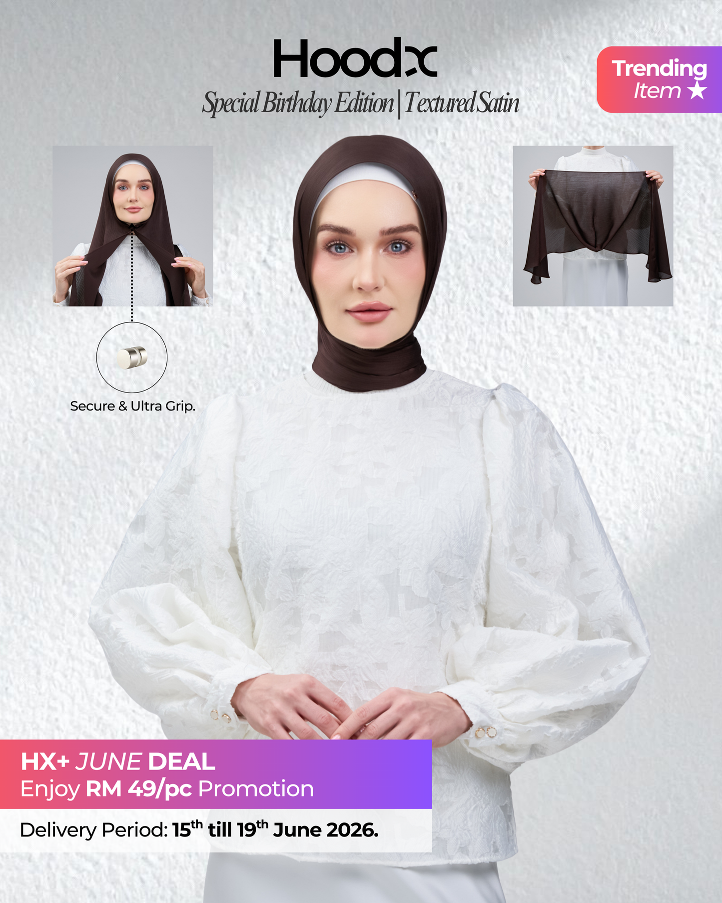 HoodX B.E in Deep Brown
