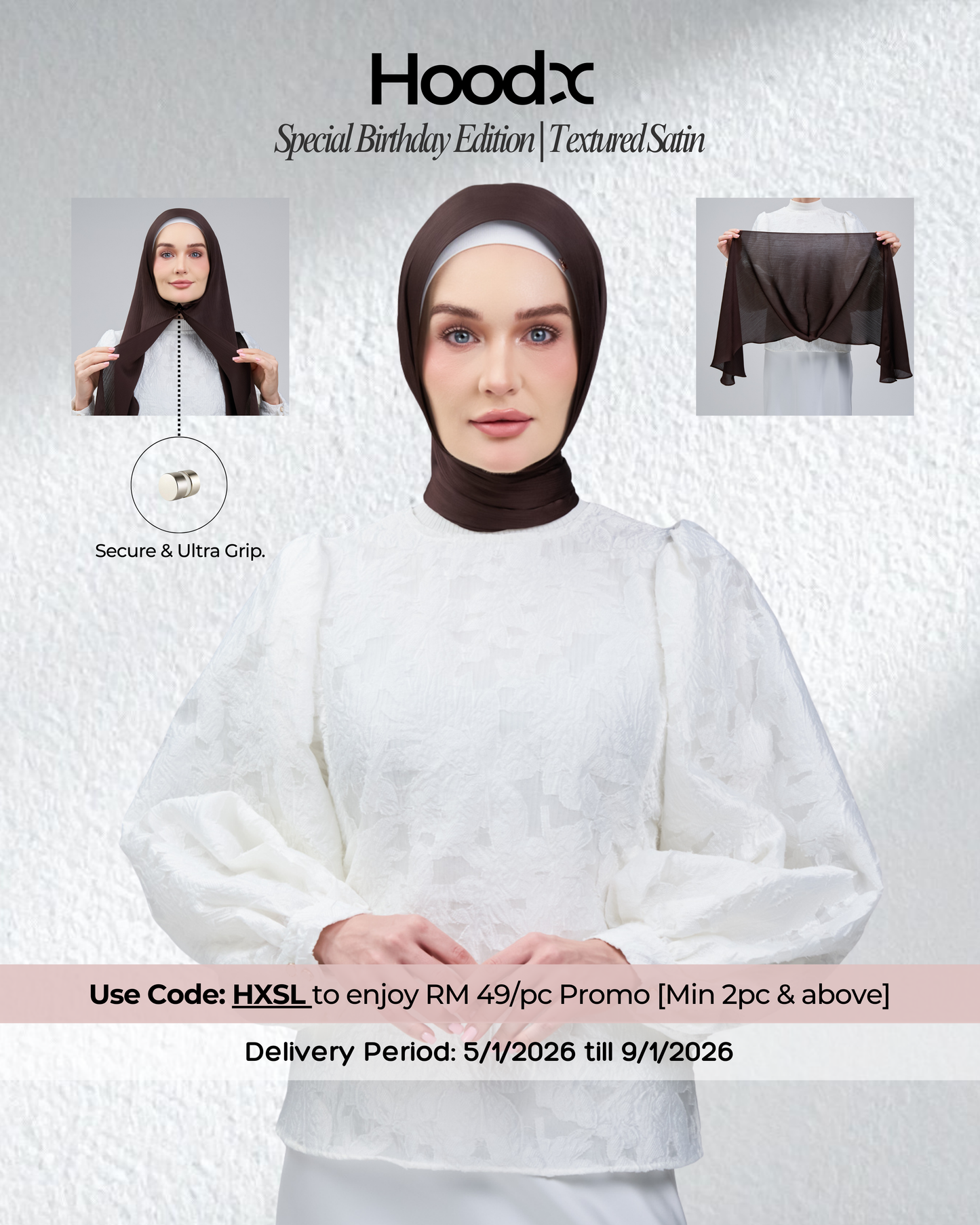 HoodX B.E in Deep Brown