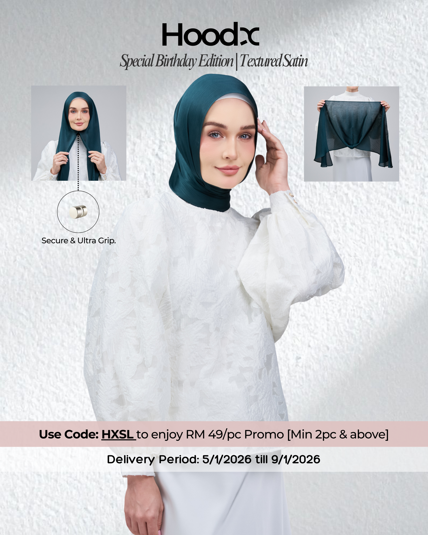 HoodX B.E in Deep Emerald