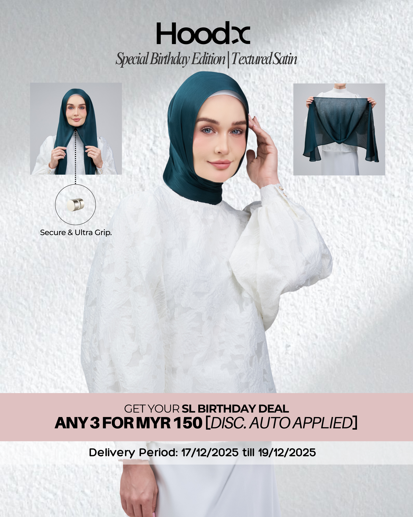 HoodX B.E in Deep Emerald