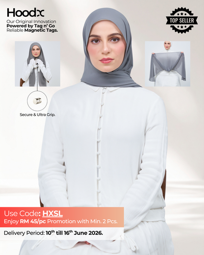 HoodX in Deep Grey