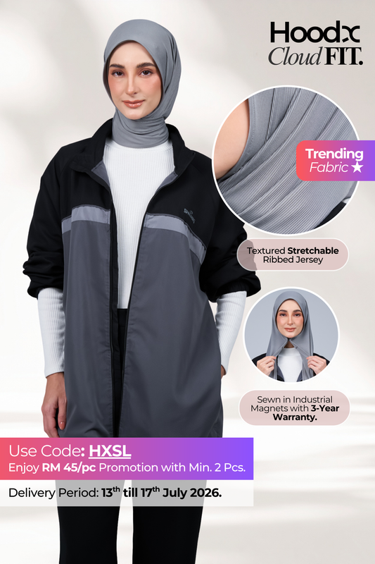 HoodX CloudFit in Deep Grey