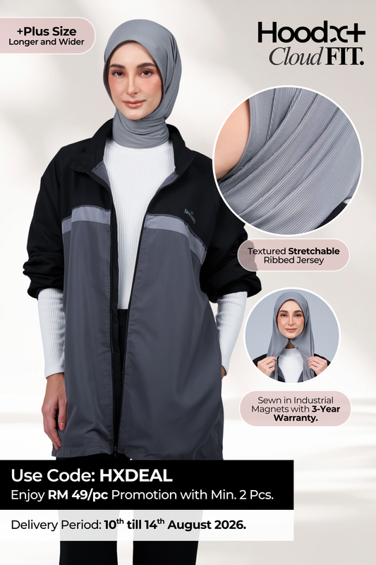 HoodX+ CloudFit in Deep Grey