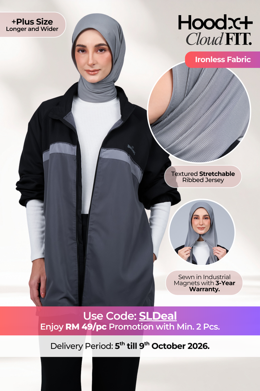 HoodX+ CloudFit in Deep Grey