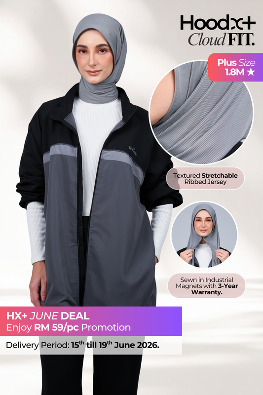 HoodX+ CloudFit in Deep Grey