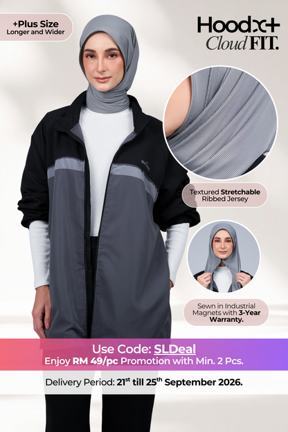 HoodX+ CloudFit in Deep Grey