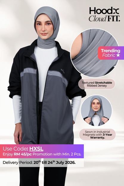 HoodX CloudFit in Deep Grey