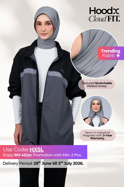 HoodX CloudFit in Deep Grey