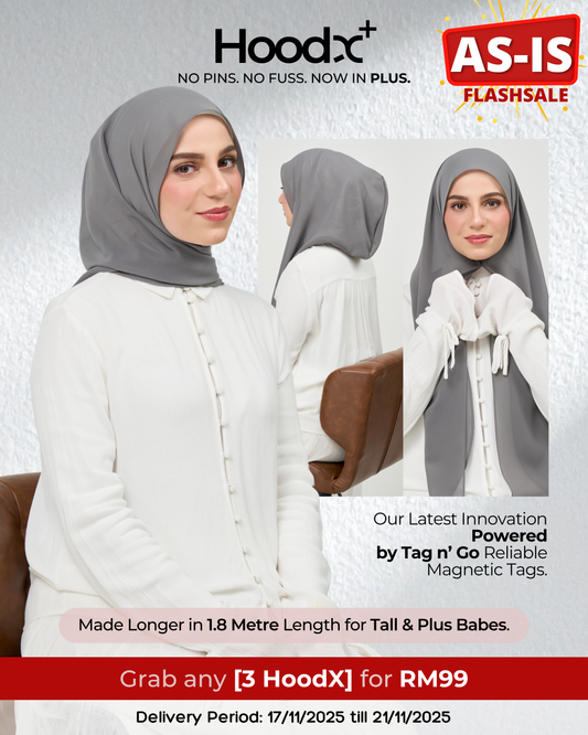 [As-Is] HoodX⁺Plus in Deep Grey