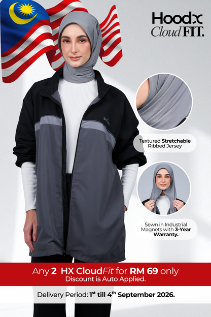 [SLVIP] HoodX CloudFit in Deep Grey