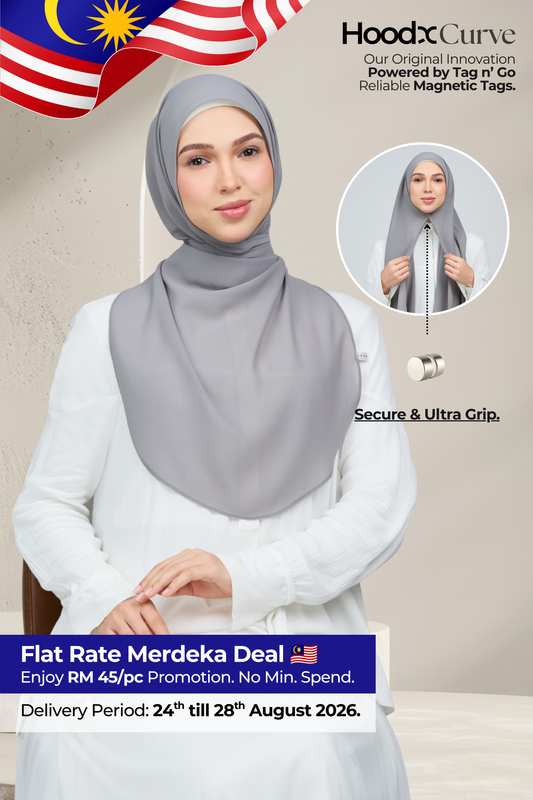 HoodX Curve in Deep Grey