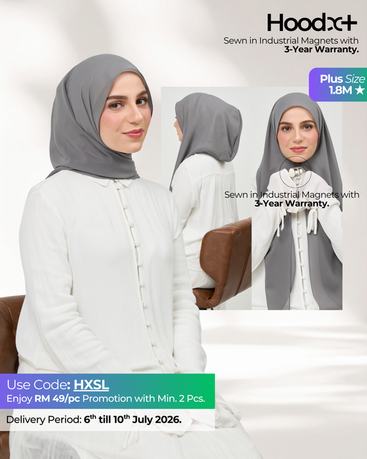 HoodX⁺Plus in Deep Grey