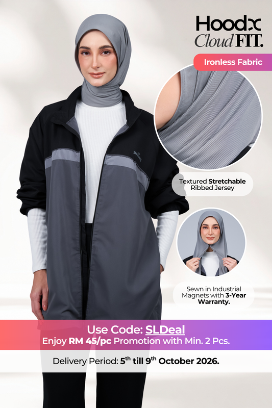 HoodX CloudFit in Deep Grey