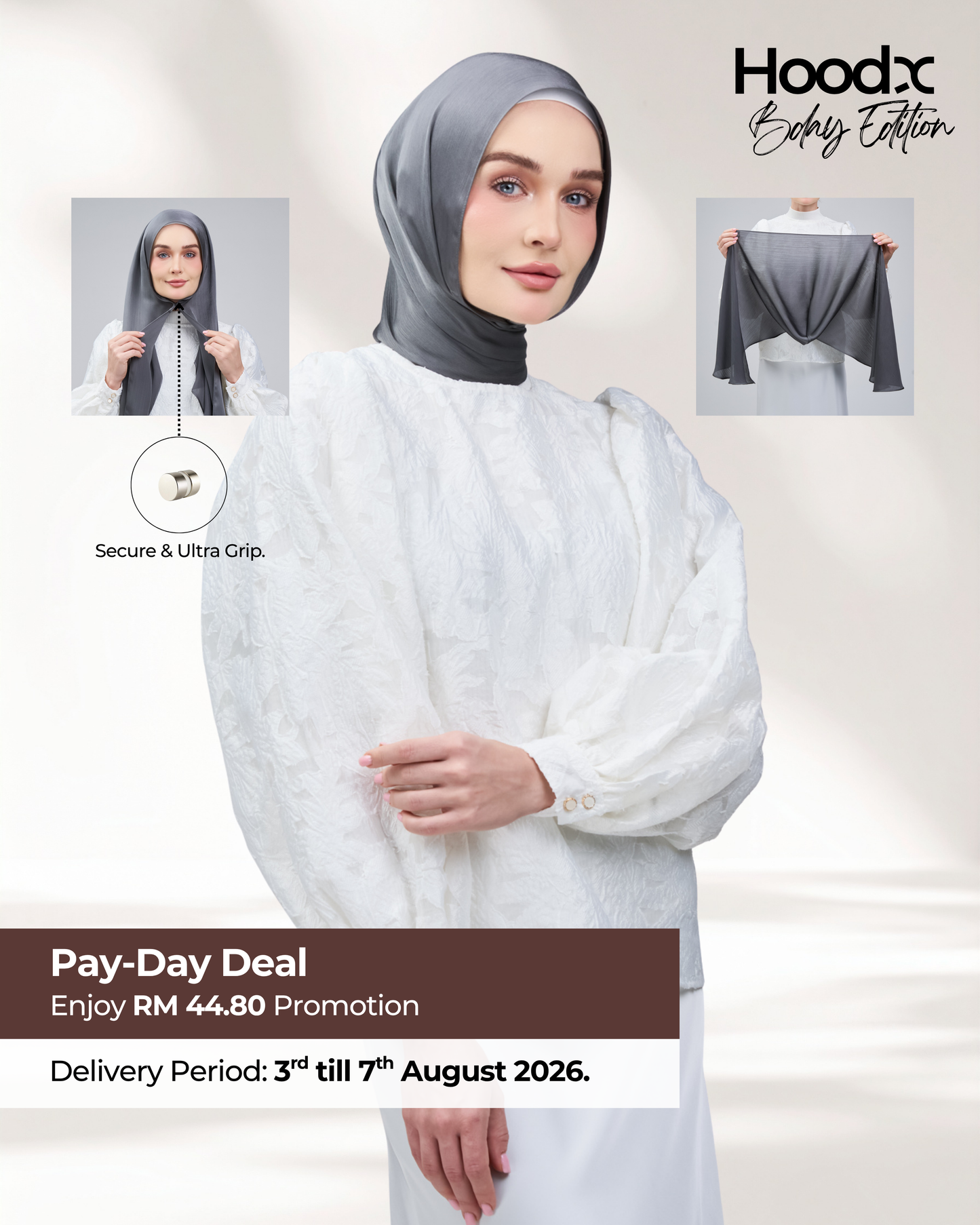 HoodX B.E in Deep Grey