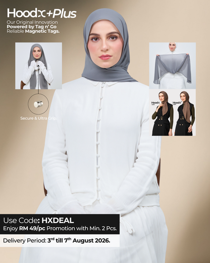 HoodX⁺Plus in Deep Grey