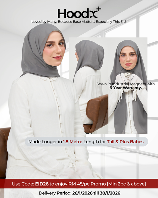 HoodX⁺Plus in Deep Grey