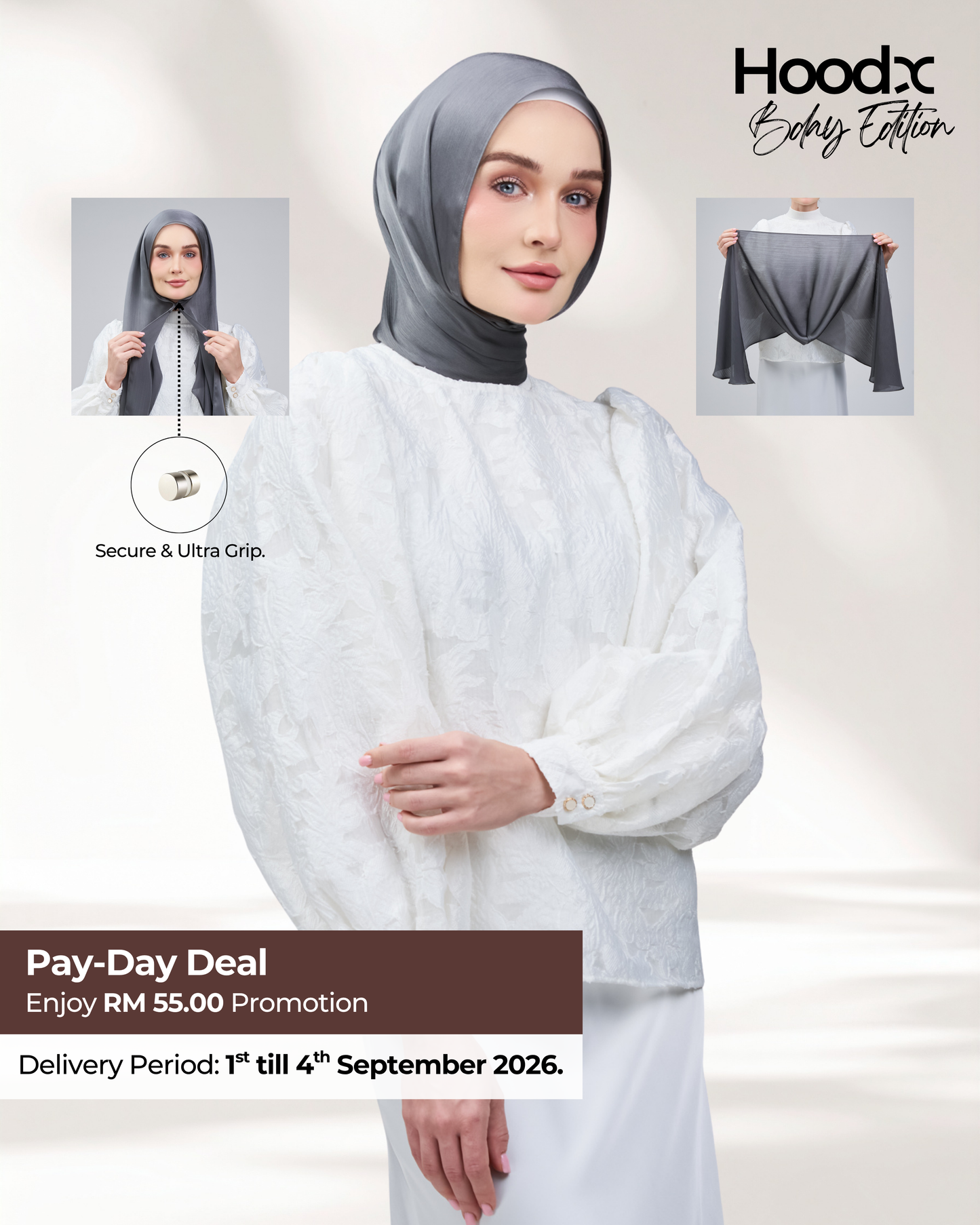 HoodX B.E in Deep Grey