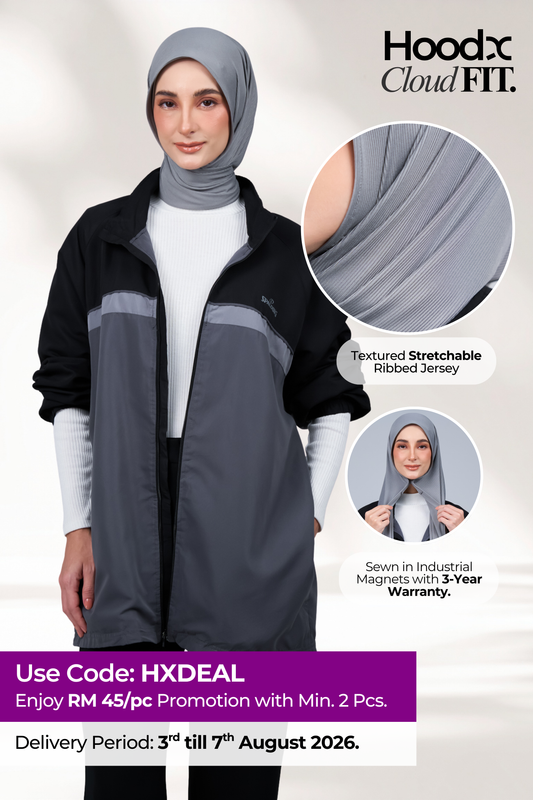 HoodX CloudFit in Deep Grey