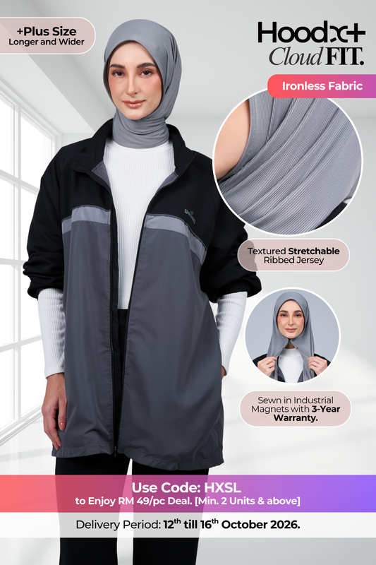 HoodX+ CloudFit in Deep Grey