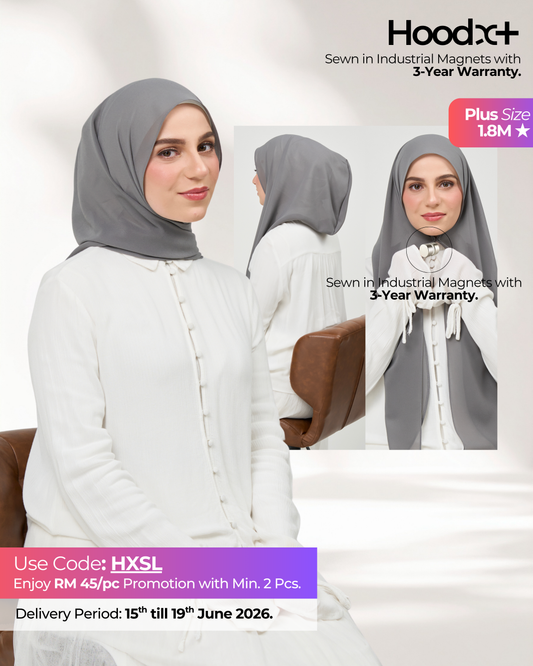HoodX⁺Plus in Deep Grey