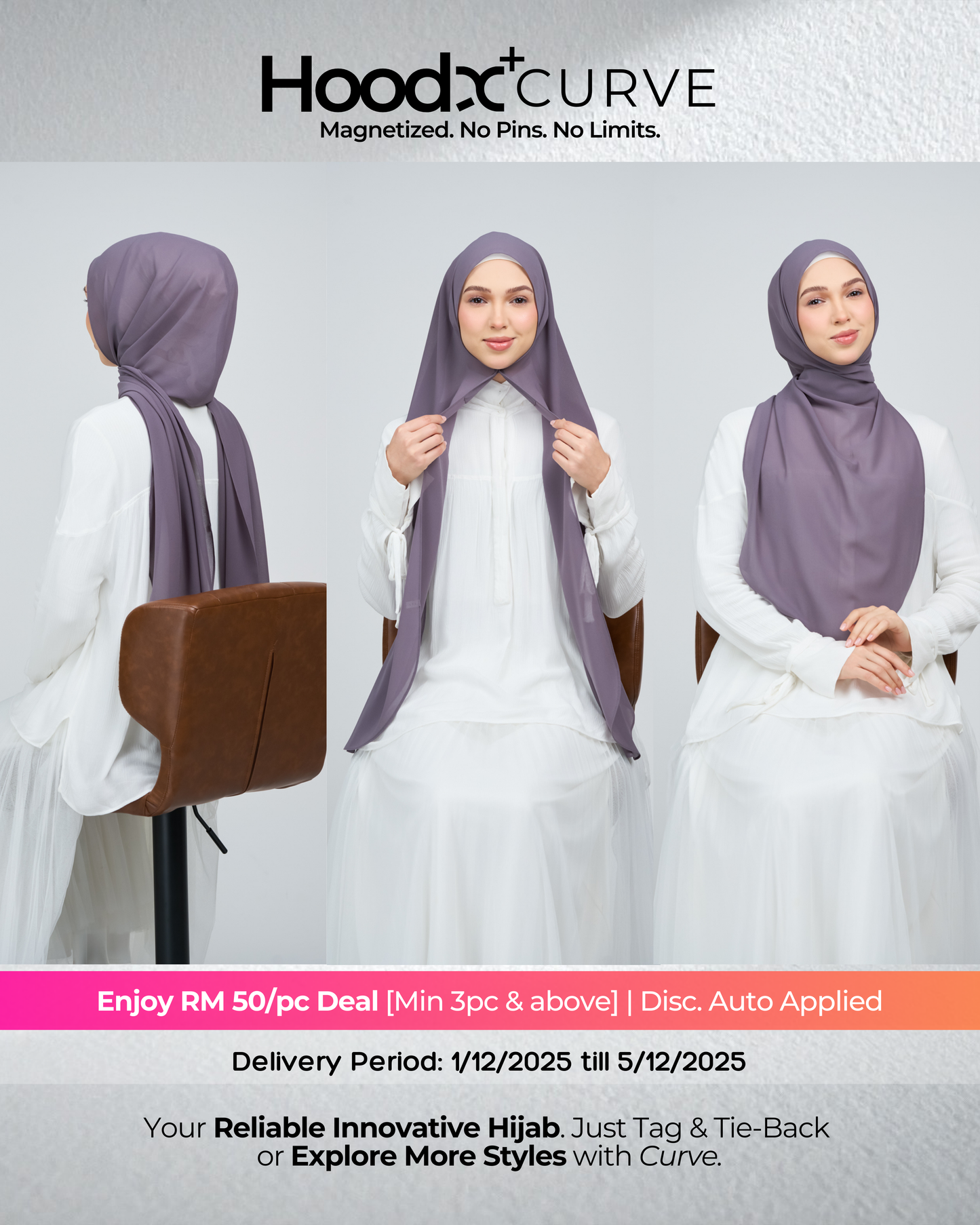 HoodX⁺Plus Curve in Deep Iris