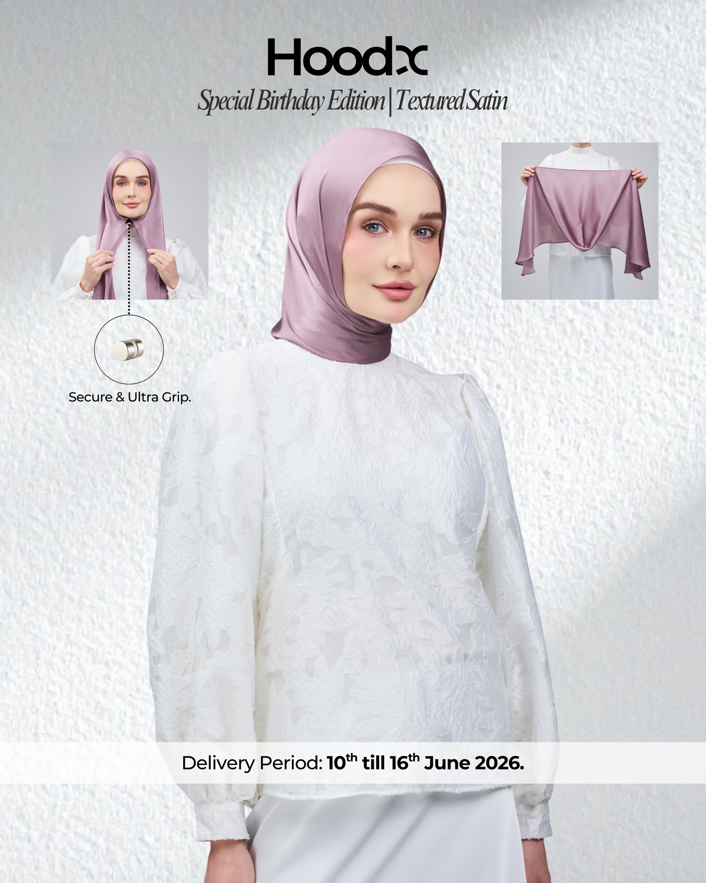 HoodX B.E in Deep Mauve
