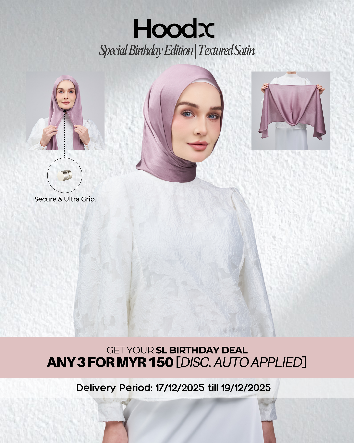 HoodX B.E in Deep Mauve