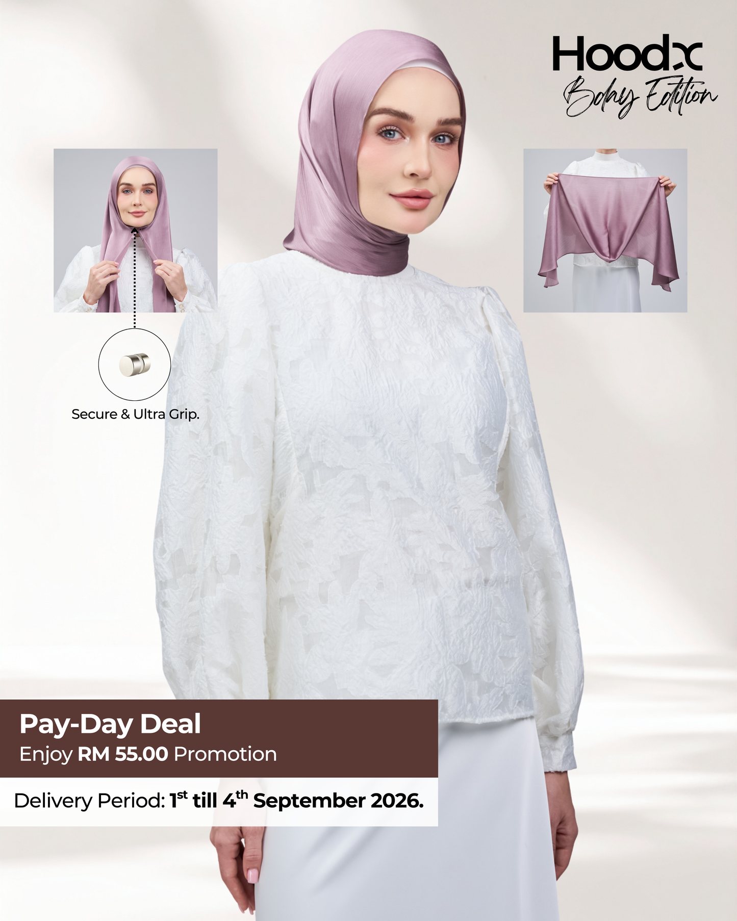 HoodX B.E in Deep Mauve